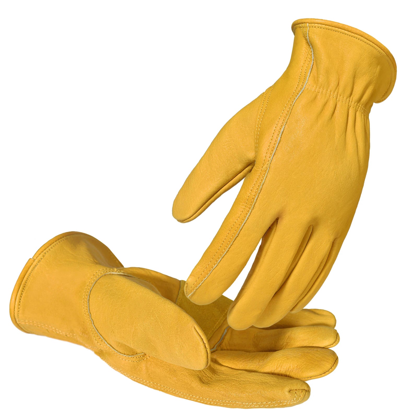 Heavy-Duty Leather Work Gloves – Truck, Ranch & Shop Use